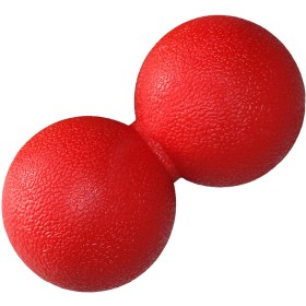 MERCO Míček masážní duální 6x12cm rehabilitační TPE červený