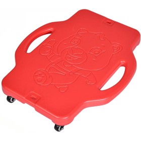 MERCO Surf podlahový Scooter Board s madly 58x50x11cm červený