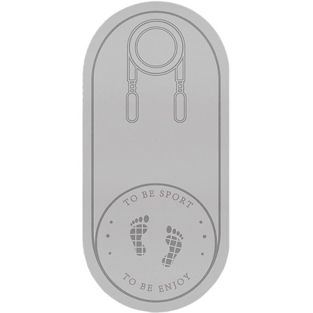 MERCO Podložka tlumící Jumping Mat 140x66cm na skákání a cvičení šedá