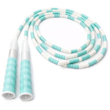 MERCO Švihadlo korálkové plastové 2,8m zeleno/bílé