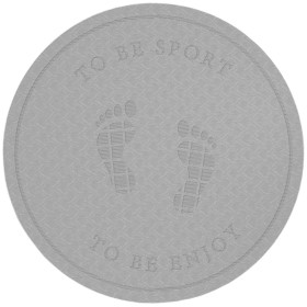 MERCO Podložka tlumící Jumping Mat kulatá 58cm na skákání a cvičení šedá