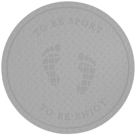 MERCO Podložka tlumící Jumping Mat kulatá 58cm na skákání a cvičení šedá