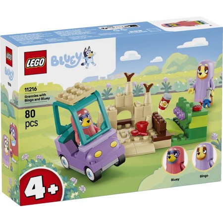 LEGO BLUEY Bingo, Bluey a babičky 11216 STAVEBNICE