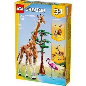 LEGO CREATOR Divoká zvířata ze safari 3v1 31150 STAVEBNICE