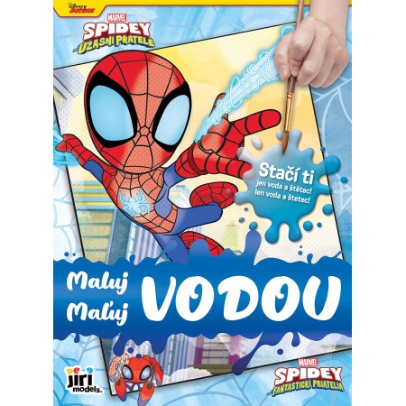 JIRI MODELS Maluj vodou Spidey a jeho úžasní přátelé omalovánky