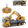 RC Nákladní auto s bagrem na vysílačku 27MHz na baterie Světlo