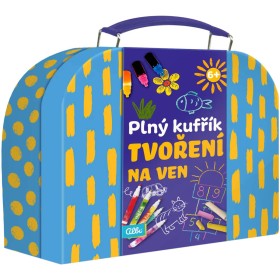 ALBI Plný kufřík Tvoření na ven dětská kreativní sada v kufříku