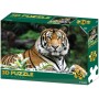 PUZZLE 3D Tygr 31x23cm 100 dílků skládačka v krabici