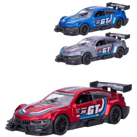 Auto Roadblasters sportovní závodní zpětný chod 3 barvy kov