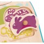 B-TOYS DŘEVO Baby puzzle farma vkládací na desce 8 dílků *DŘEVĚNÉ HRAČKY*