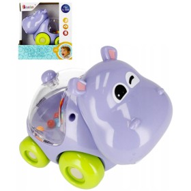 BAM BAM Baby Hroch na kolečkách chrastítko zvířátko pro miminko plast