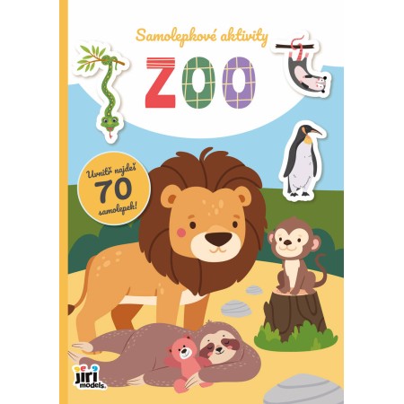 JIRI MODELS Samolepkové aktivity Zvířátka ZOO
