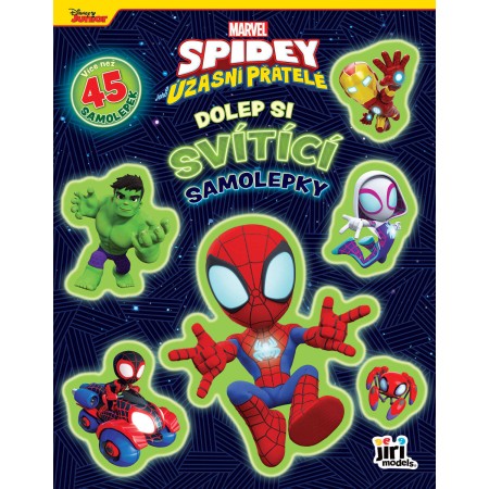 JIRI MODELS Dolep si svítící samolepky Spidey a jeho úžasní přátelé