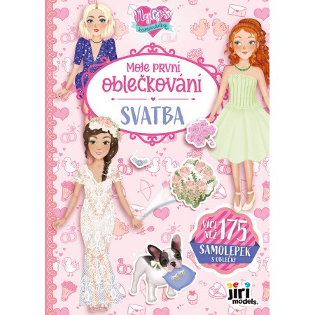 JIRI MODELS Moje první oblečkování Svatba 175+ samolepek