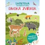 JIRI MODELS Sametová samolepková knížka Divoká zvířata