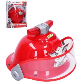 Přilba hasičská dětská helma s efekty na baterie Světlo Zvuk