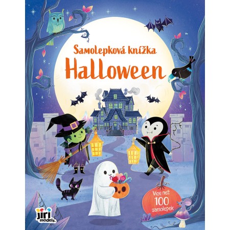 JIRI MODELS Samolepková knížka Halloween 100 samolepek