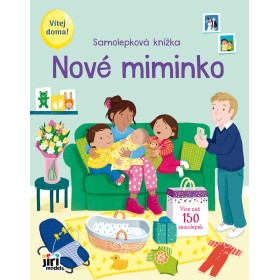 JIRI MODELS Samolepková knížka Nové miminko 150 samolepek