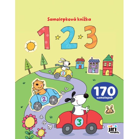 JIRI MODELS Knížka samolepková 123 170+ samolepek