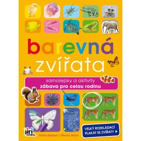 JIRI MODELS Svět zvířat Barevná zvířata s aktivitami a plakátem