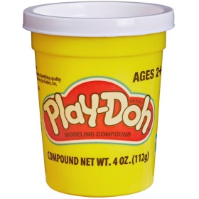 HASBRO PLAY-DOH Kelímek bílá barva modelína 112g v kelímku