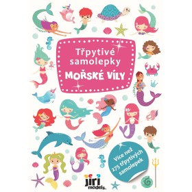 JIRI MODELS Samolepky třpytivé 275ks s glitry Mořské víly