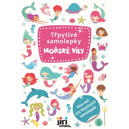 JIRI MODELS Samolepky třpytivé 275ks s glitry Mořské víly