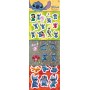 JIRI MODELS Samolepky Lilo a Stitch klasické / foliové / třpytivé set 3 archy