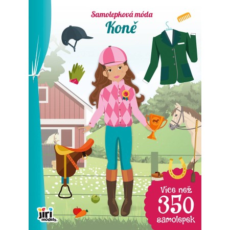 JIRI MODELS Samolepková móda Koně 350 samolepek