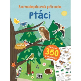 JIRI MODELS Samolepková příroda ptáci 350+ samolepek