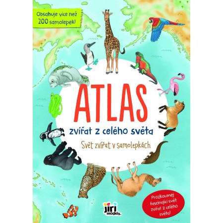 JIRI MODELS Atlas Zvířata světa Svět zvířat v samolepkách