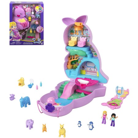 MATTEL Polly Pocket Pidi Pocketková kabelka Rodina klokanů