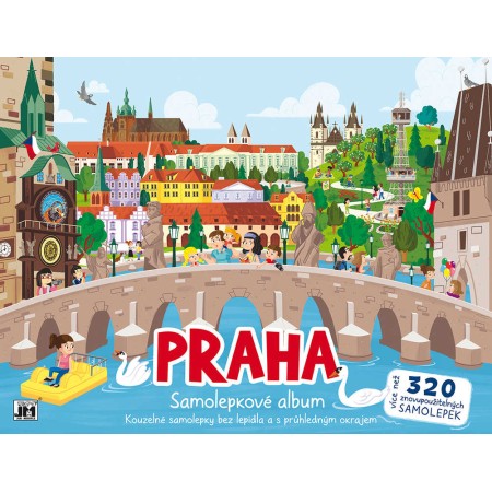 JIRI MODELS Album samolepky Praha Bav se a nalepuj zas a znovu!