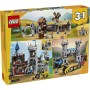 LEGO CREATOR Středověký hrad a rytíři na koních 3v1 31168 STAVEBNICE