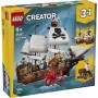 LEGO CREATOR Kultovní pirátská loď 3v1 31387 STAVEBNICE
