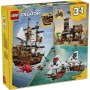 LEGO CREATOR Kultovní pirátská loď 3v1 31387 STAVEBNICE