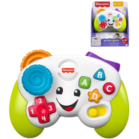 FISHER PRICE Baby veselý herní ovladač pro miminko na baterie Světlo Zvuk