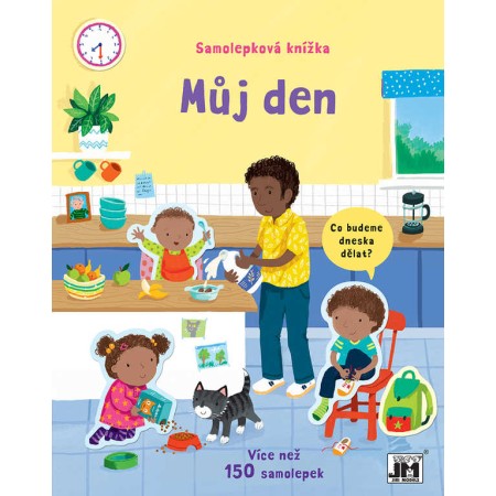 JIRI MODELS Samolepková knížka Můj den 150 samolepek