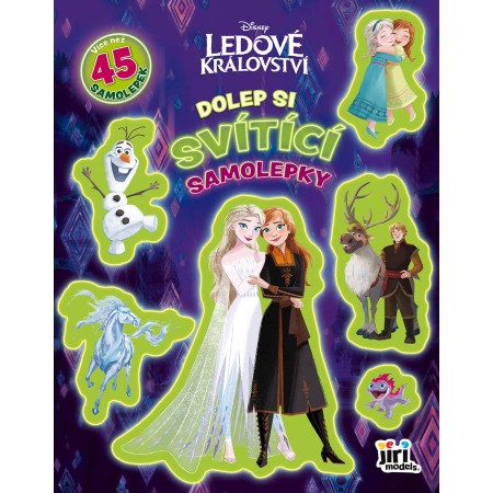 JIRI MODELS Dolep si svítící samolepky Ledové Království (Frozen)