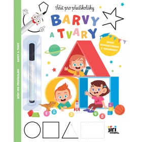 JIRI MODELS Sešit pro předškoláky Barvy a tvary