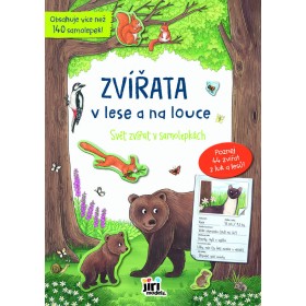 JIRI MODELS Svět zvířat v samolepkách Zvířata v lese a na louce