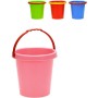Kbelík dětský 14cm jednobarevný na písek 4 barvy plast