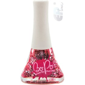 EP Line BO-PO Lak na nehty slupovací růžový se třpytkami Sparkles