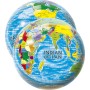 Míč mapa světa s potiskem Zeměkoule 23cm globus