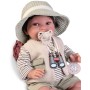ANTONIO JUAN Panenka miminko chlapeček Pipo 42cm realistická vinyl/textil