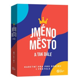 HRA Jméno, město a tak dále karetní *SPOLEČENSKÉ HRY*