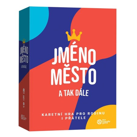HRA Jméno, město a tak dále karetní *SPOLEČENSKÉ HRY*