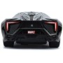 JADA RC Auto Lykan Black Panther 29cm na vysílačku 2,4GHz na baterie