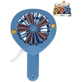 MEGA CREATIVE Větráček do ruky manuální dětský větrák 3 barvy
