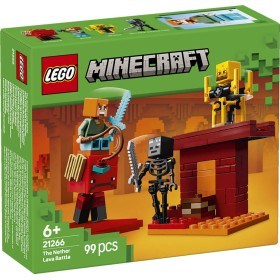 LEGO MINECRAFT Lávová bitva v Netheru 21266 STAVEBNICE